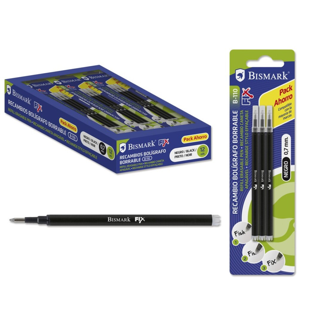 327533 Recambio de bolígrafo Negro 3 pieza(s)