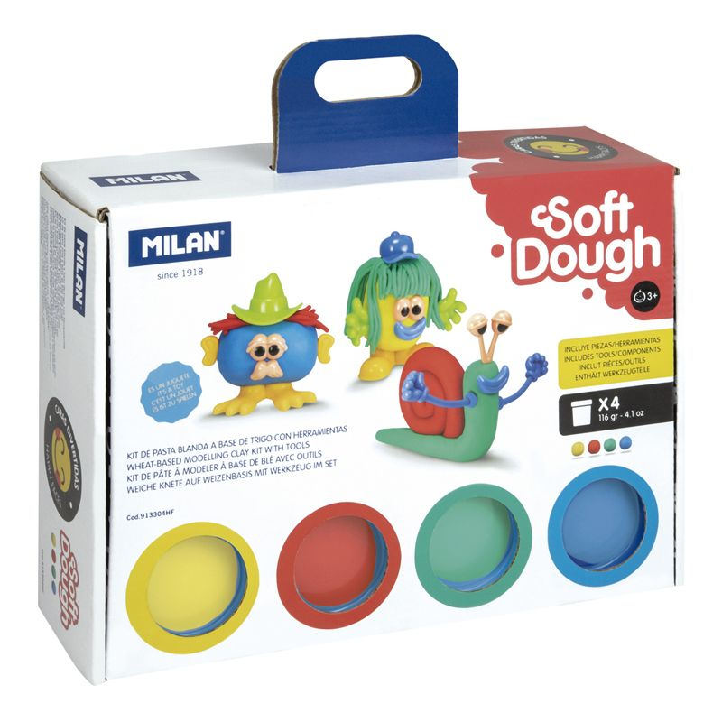 913304HF compuesto para cerámica y modelaje Pasta para modelar Azul, Verde, Rojo, Amarillo 1 pieza(s)