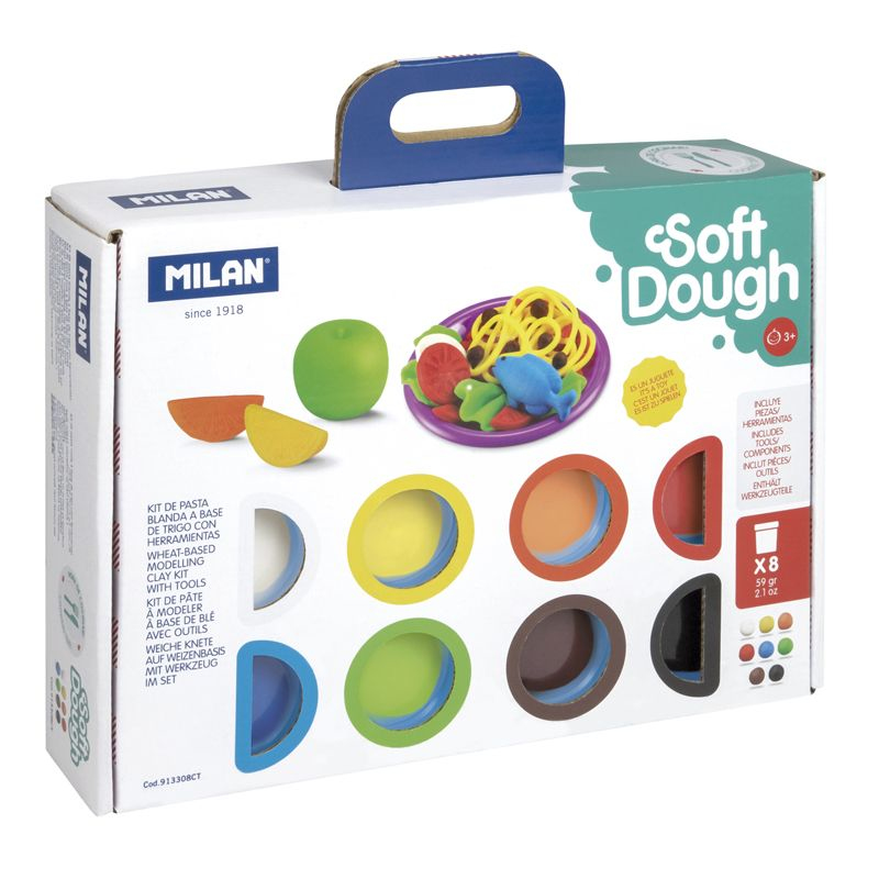 913308CT compuesto para cerámica y modelaje Pasta para modelar Negro, Azul, Marrón, Verde, Naranja, Rojo, Blanco, Amarillo 1 pieza(s)