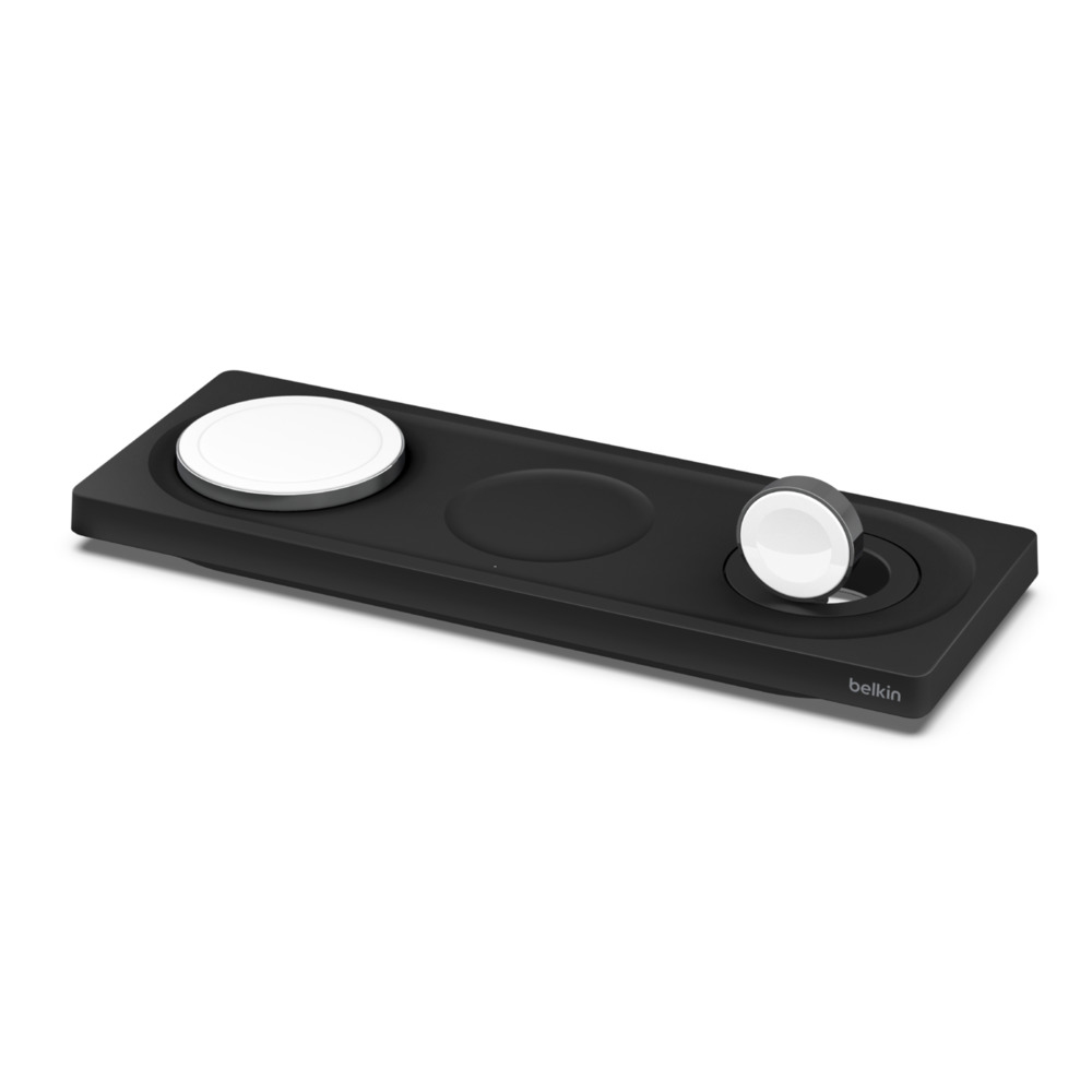 BOOST?CHARGE PRO Auriculares, Smartphone, Reloj inteligente Negro Cargador inalámbrico Carga rápida Interior