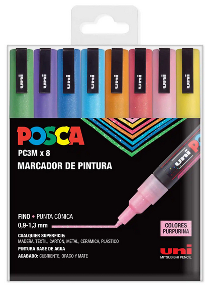 POSCA PC-3M/8C