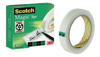 Magic Tape 810 66 m Fibra, Papel