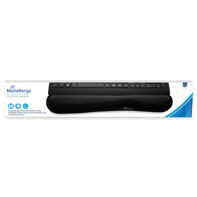 MROS252 protector de escritorio Espuma de memoria, Caucho Negro