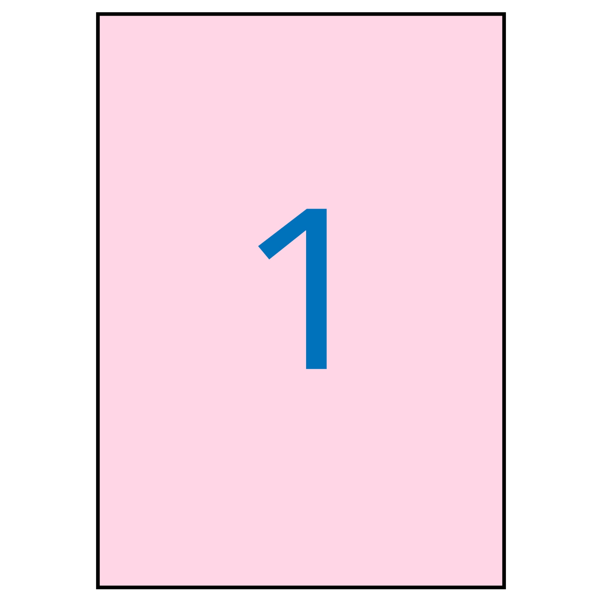 11846 etiqueta de impresora Rosa