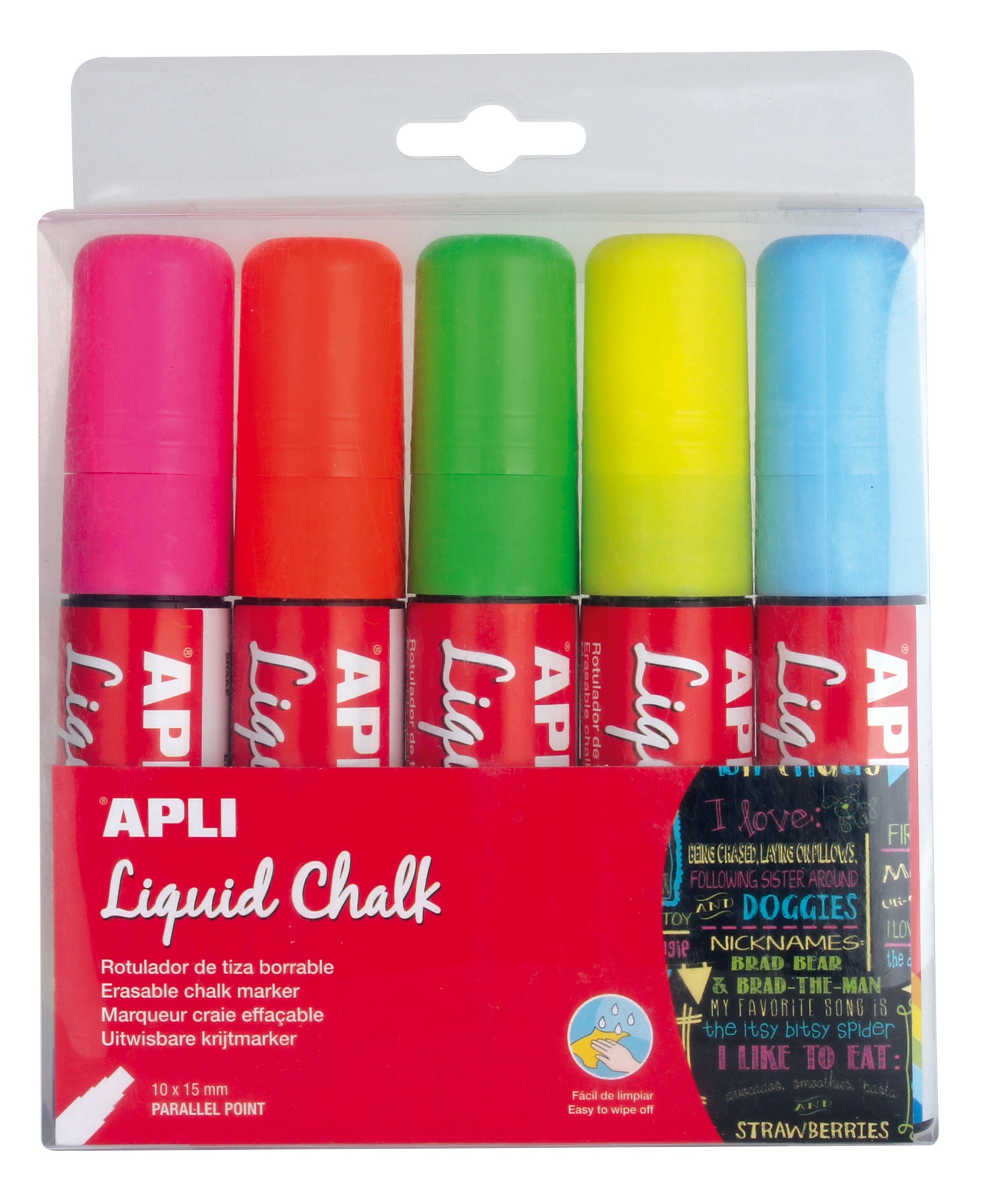 13965 etiqueta de impresora Azul, Verde, Naranja, Rosa, Amarillo