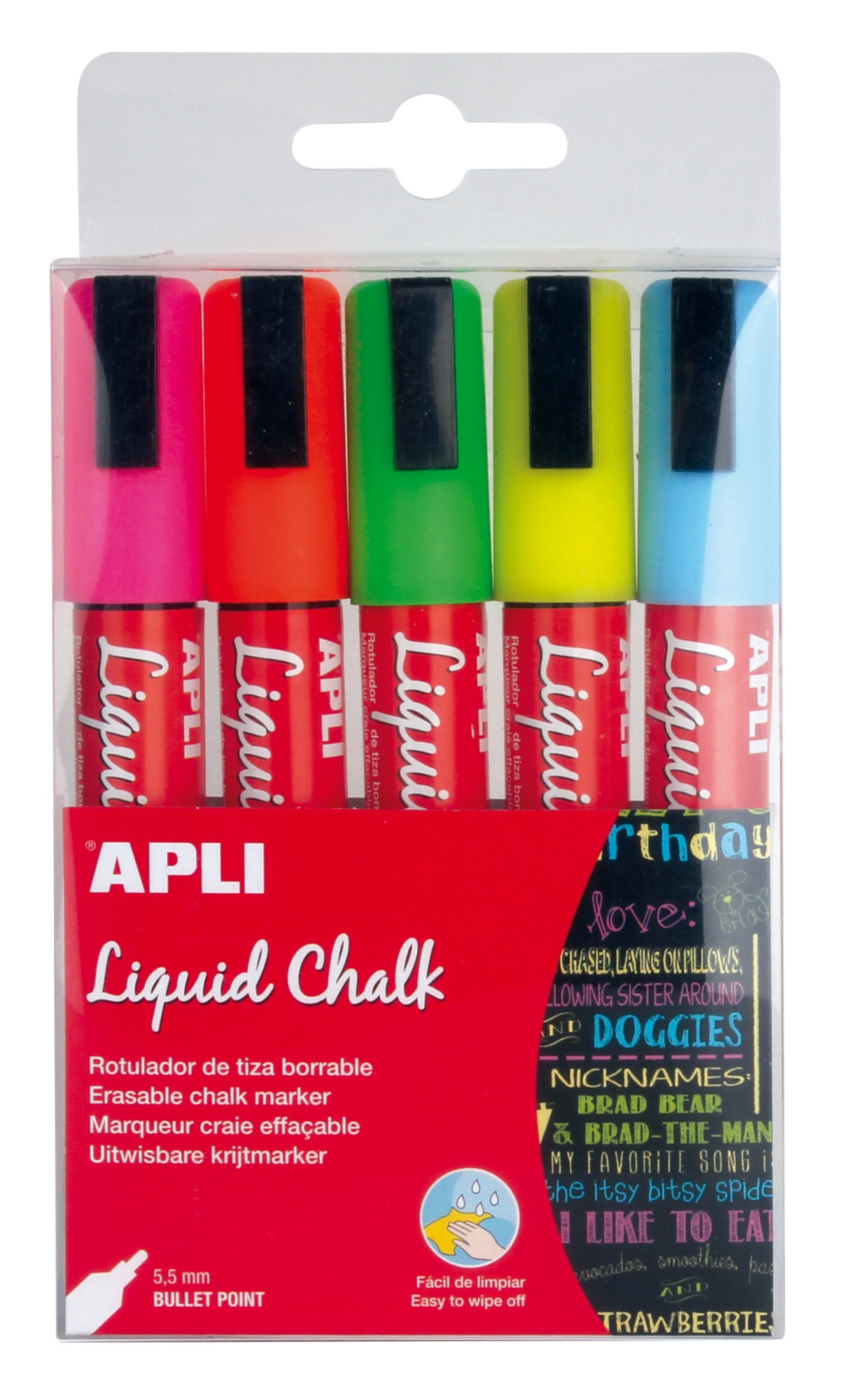 13959 etiqueta de impresora Azul, Verde, Naranja, Rosa, Amarillo