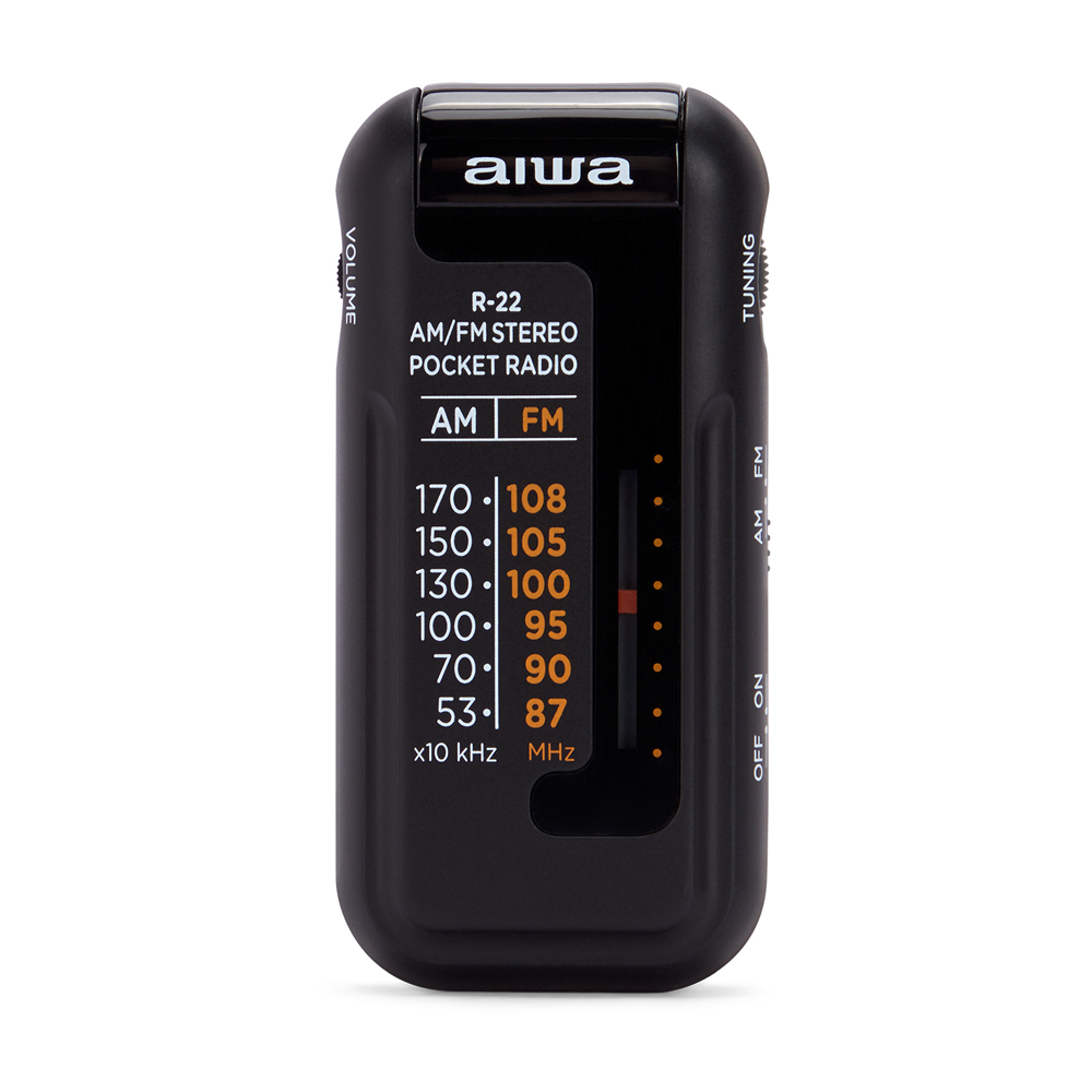 R-22BK radio Personal Analógica Negro