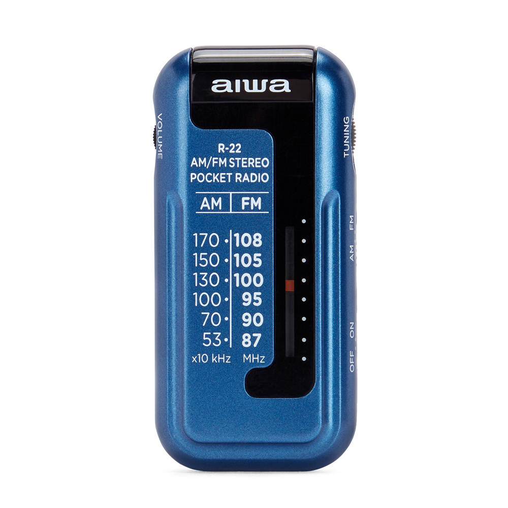 R-22BL radio Personal Analógica Azul