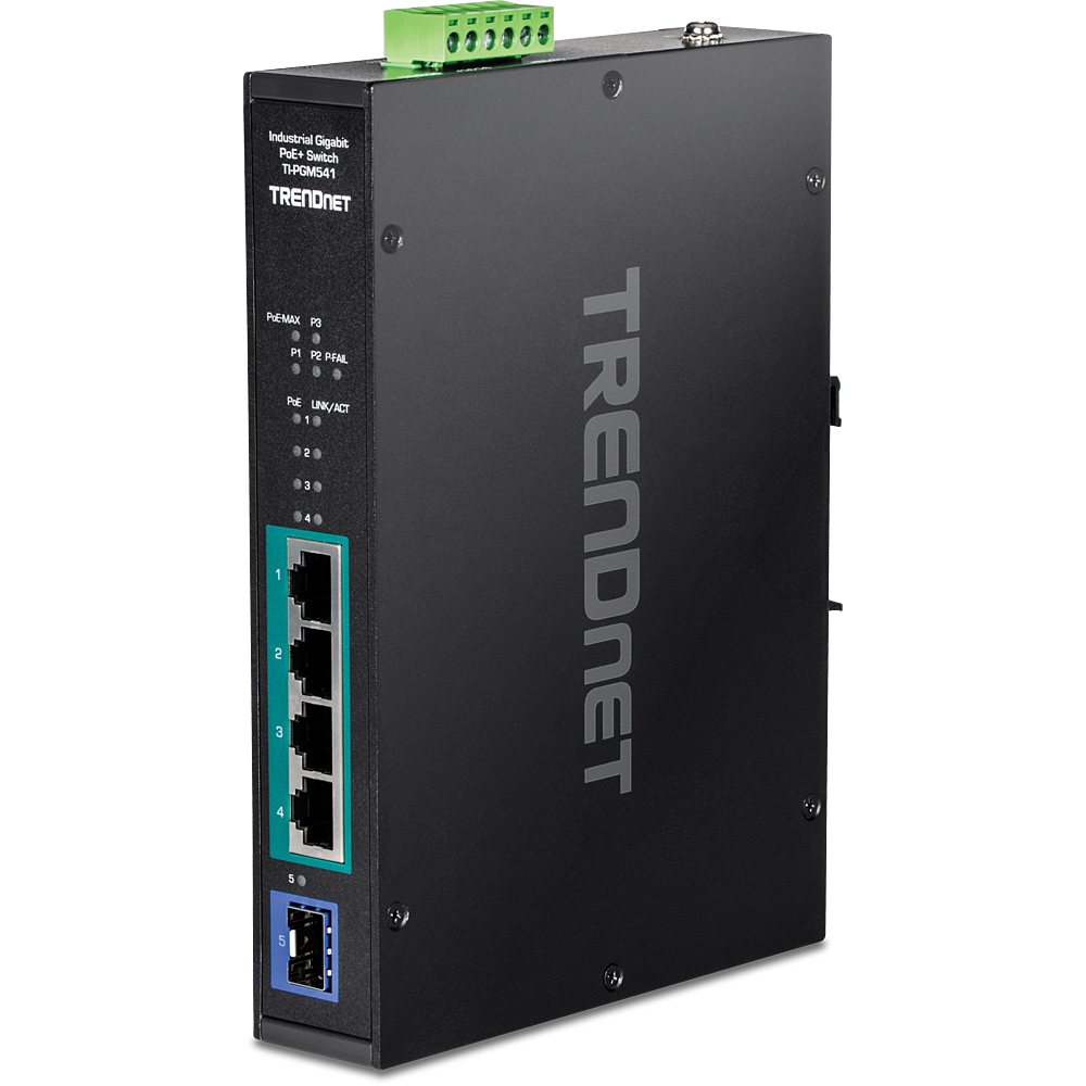 TI-PGM541 switch Gigabit Ethernet (10/100/1000) Negro