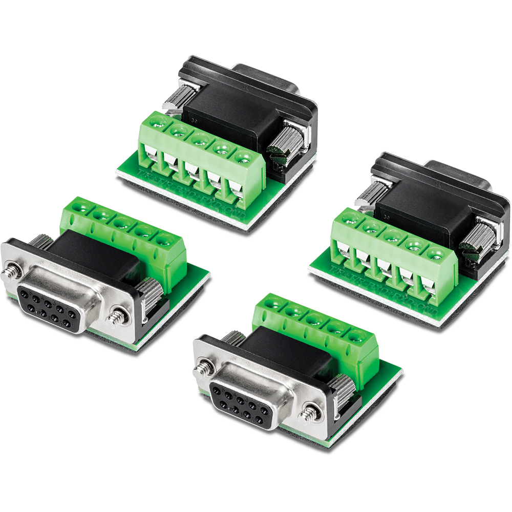 TI-S400 cambiador de género para cable Verde, Gris