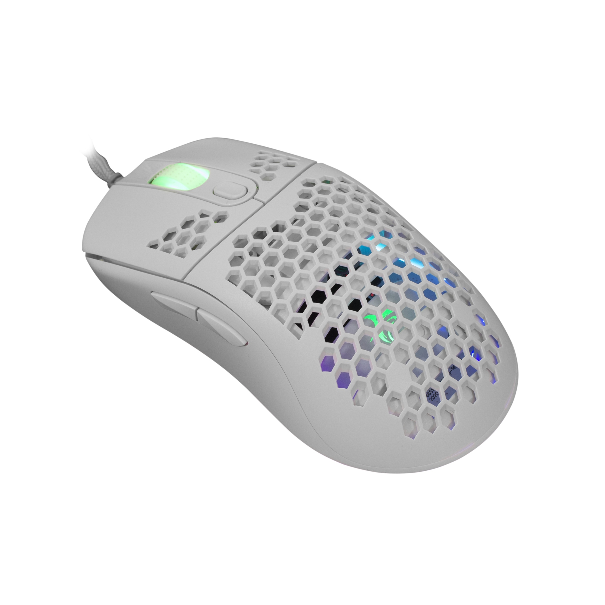 GALAHAD White ratón Juego Ambidextro USB tipo A Óptico 7200 DPI