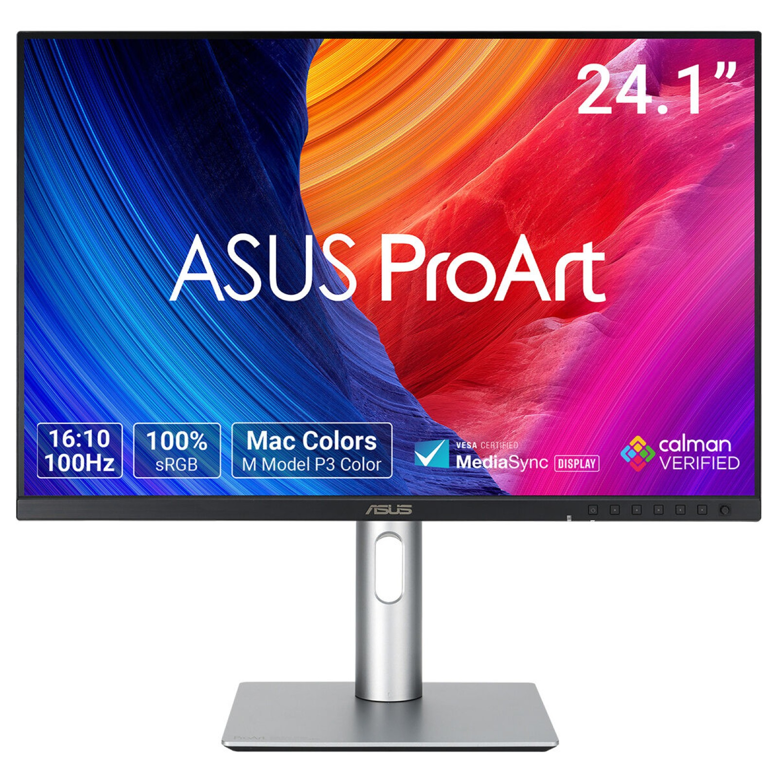 ProArt PA248QFV pantalla para PC 61,2 cm (24.1") 1920 x 1200 Pixeles WUXGA LCD Plata