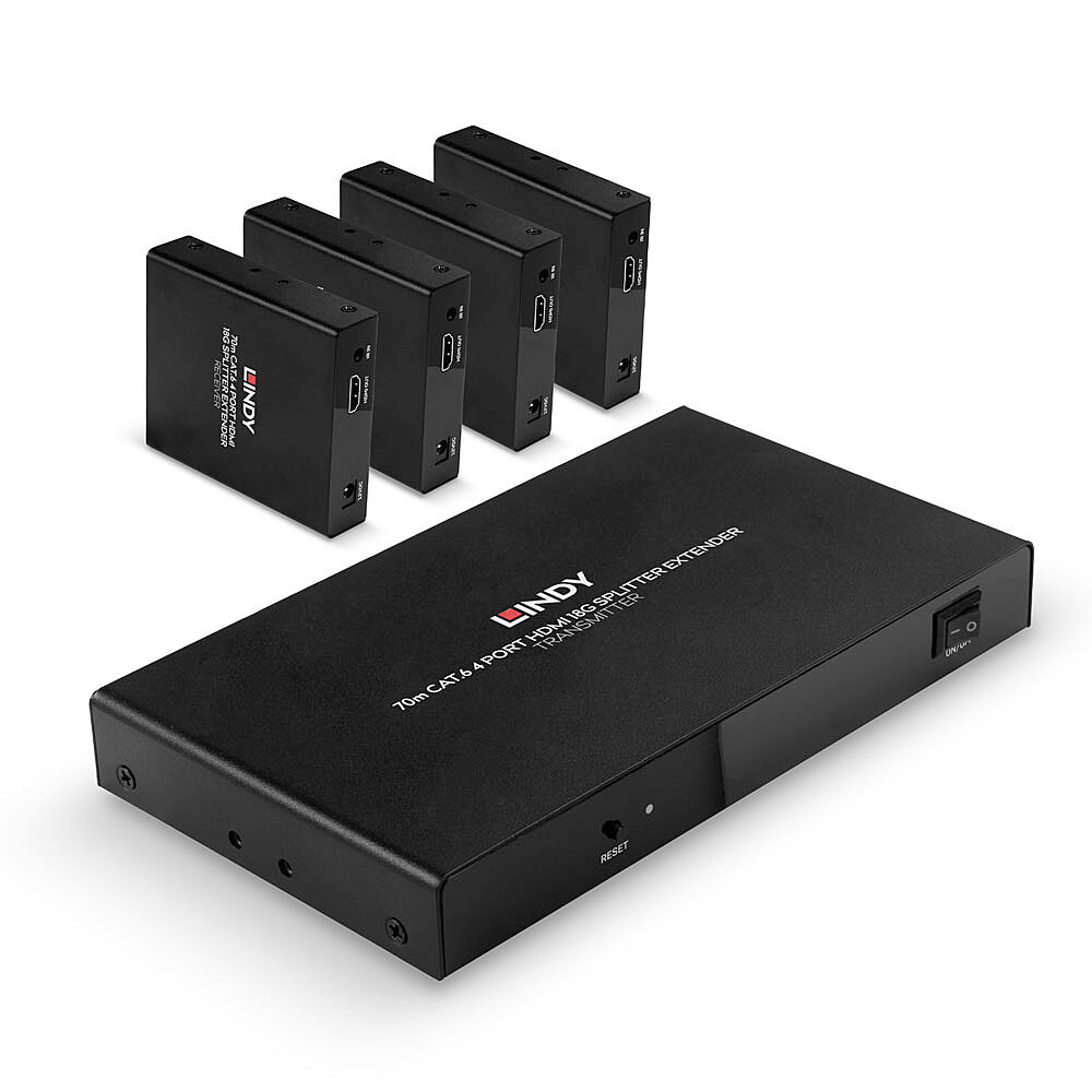 38262 extensor audio/video Transmisor y receptor de señales AV Negro