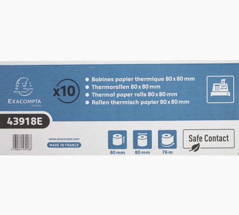 43918E papel térmico 76 m