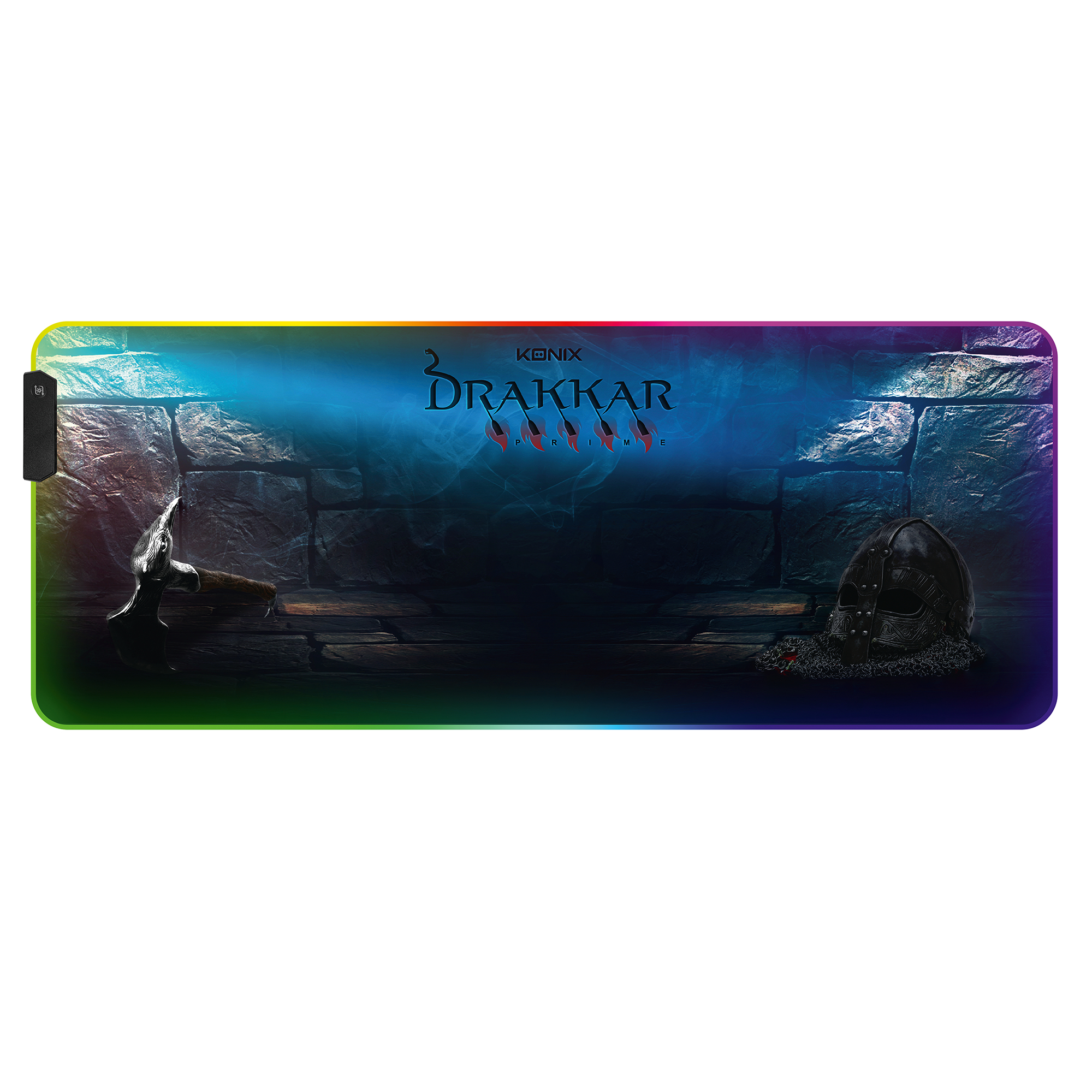 Drakkar Prime Hetland XL Alfombrilla de ratón para juegos Multicolor
