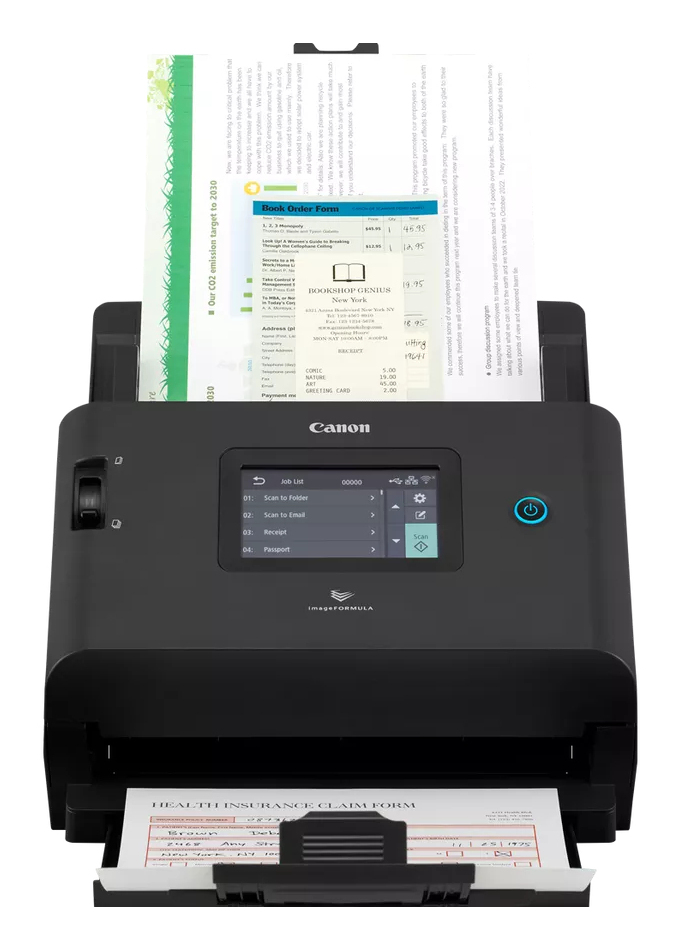 DR-S350NW Escáner con alimentador automático de documentos (ADF) 600 x 600 DPI A4 Negro