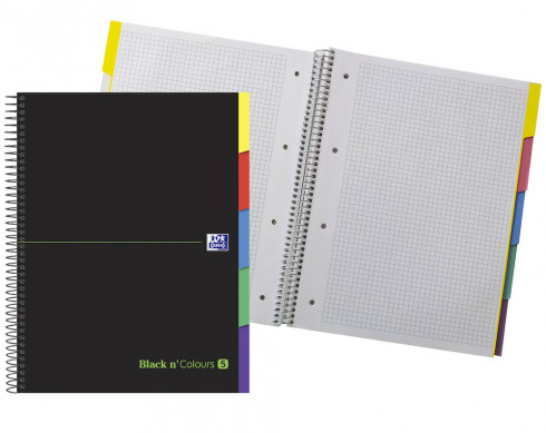 Europeanbook 5 cuaderno y block A4+ 100 hojas Negro, Verde