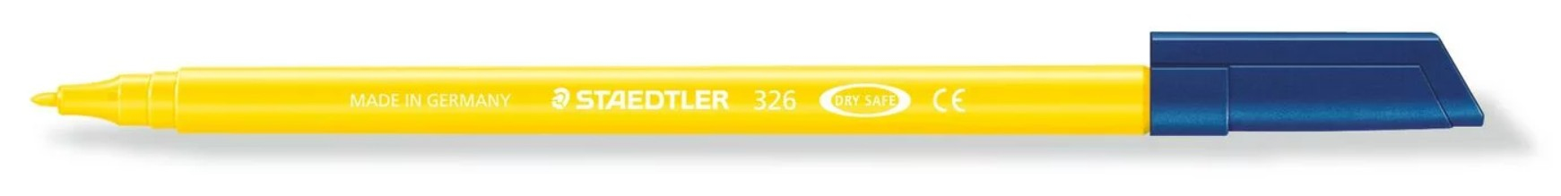 326-1 rotulador Medio Amarillo 1 pieza(s)