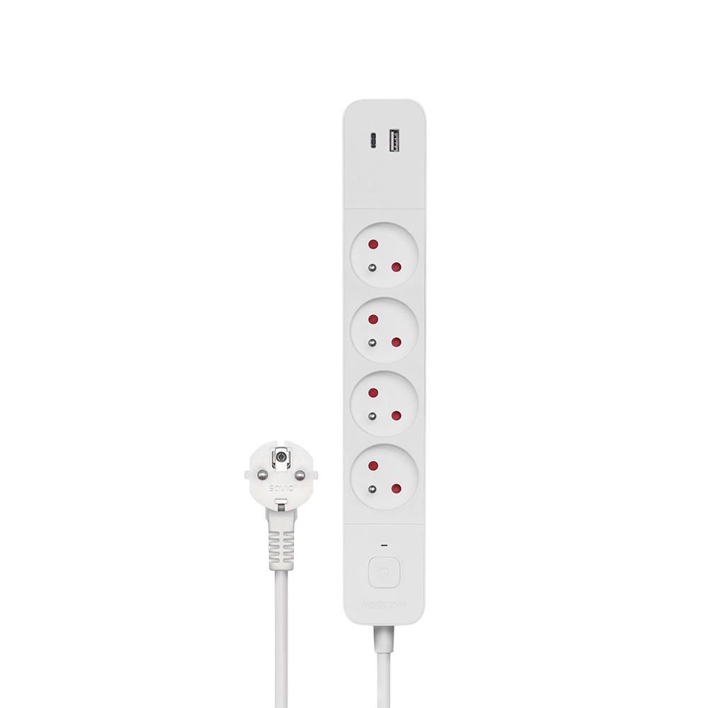 LZ-114 4 salidas AC Tipo E 1,5 m 2 3680 W Blanco