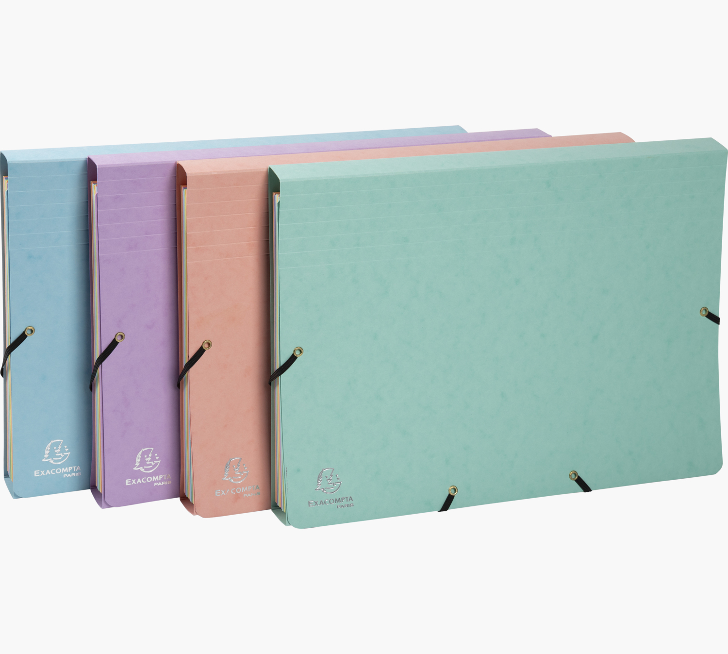 58560E carpeta Cartón prensado Colores surtidos A4
