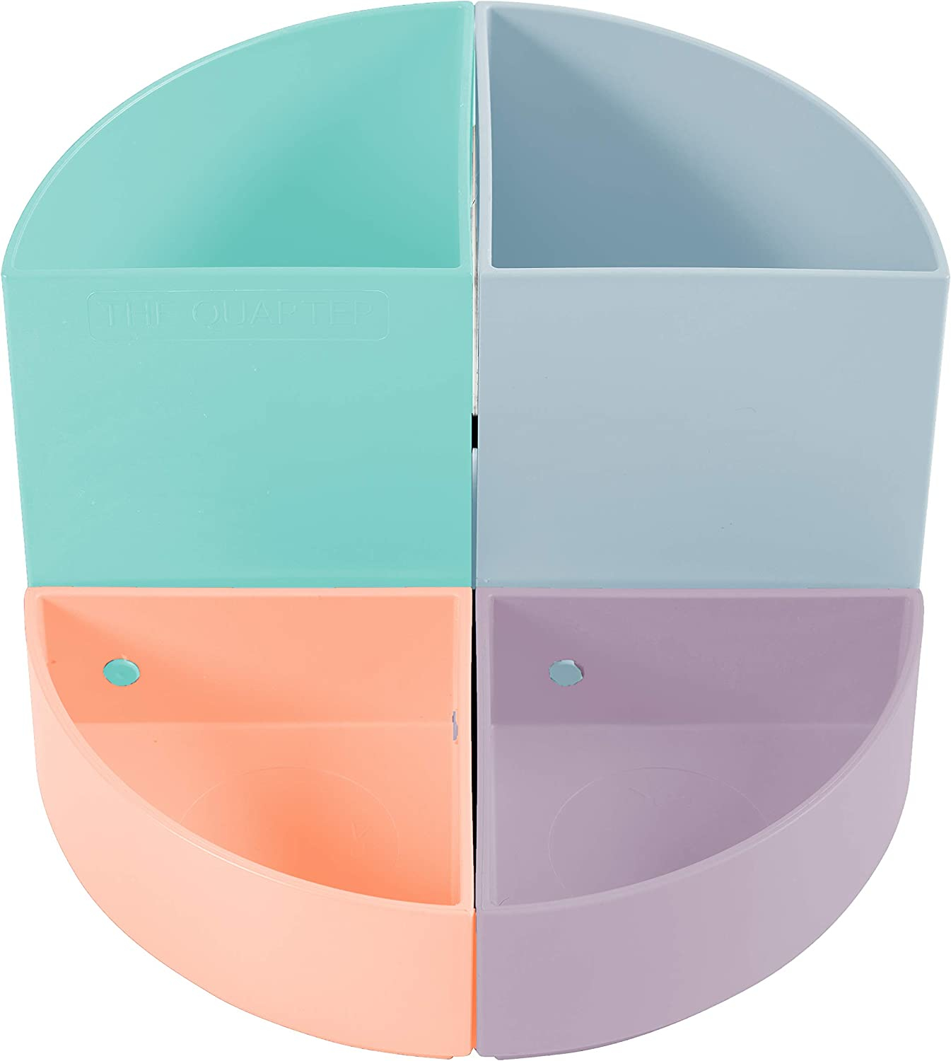 682296D porta lápices Plástico Coral, Verde, Azul claro, Mauve
