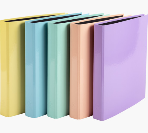 51560E carpeta de cartón A4 Azul, Coral, Verde, Mauve, Amarillo