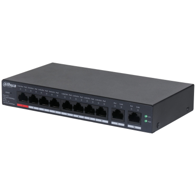 DH-CS4010-8GT-110 switch Gestionado L2 Gigabit Ethernet (10/100/1000) Energía sobre Ethernet (PoE) Negro
