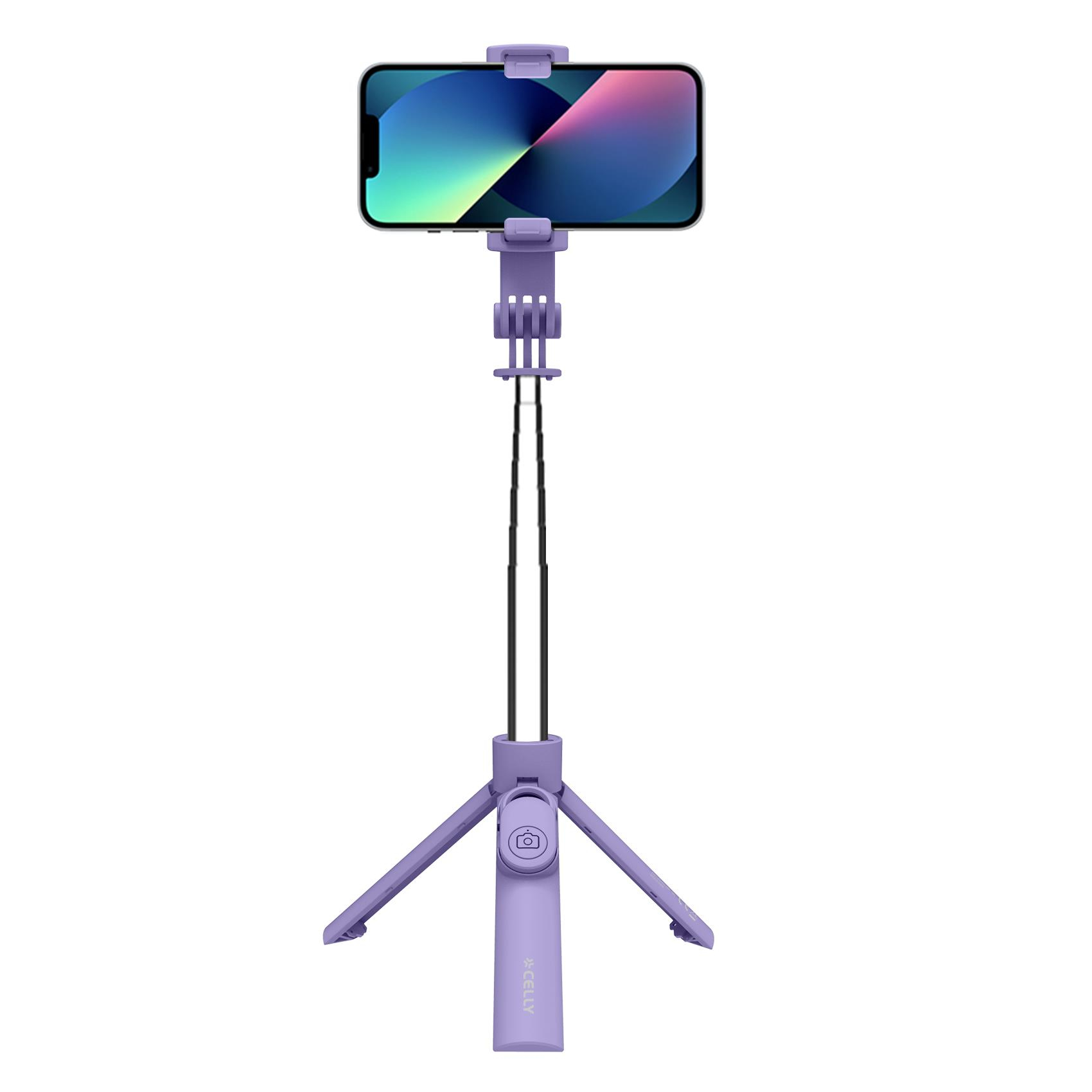 CLICKSFSTICKVL palo para autofotos Smartphone Violeta