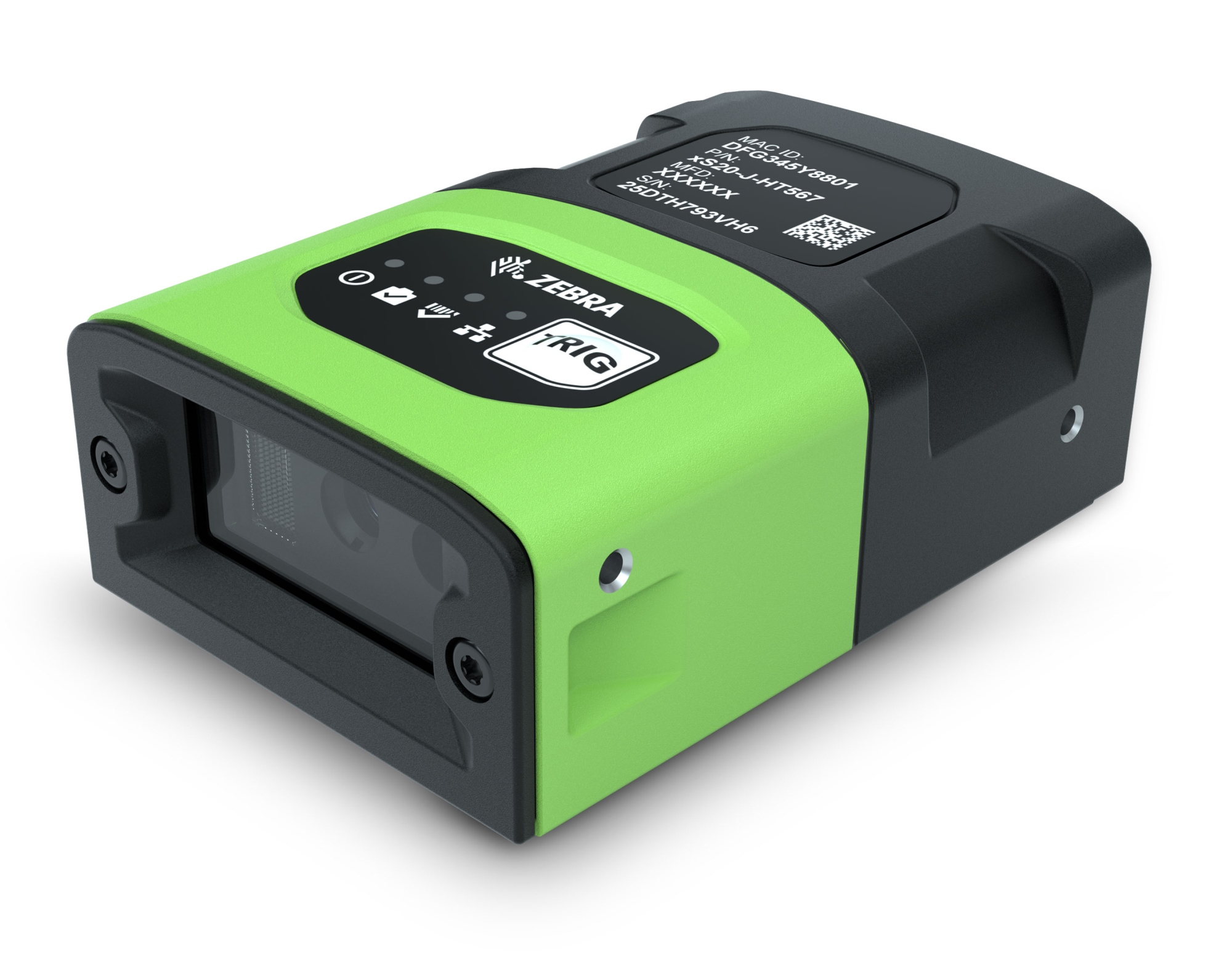 FS20 Lector de códigos de barras fijo 1D/2D CMOS Negro, Verde