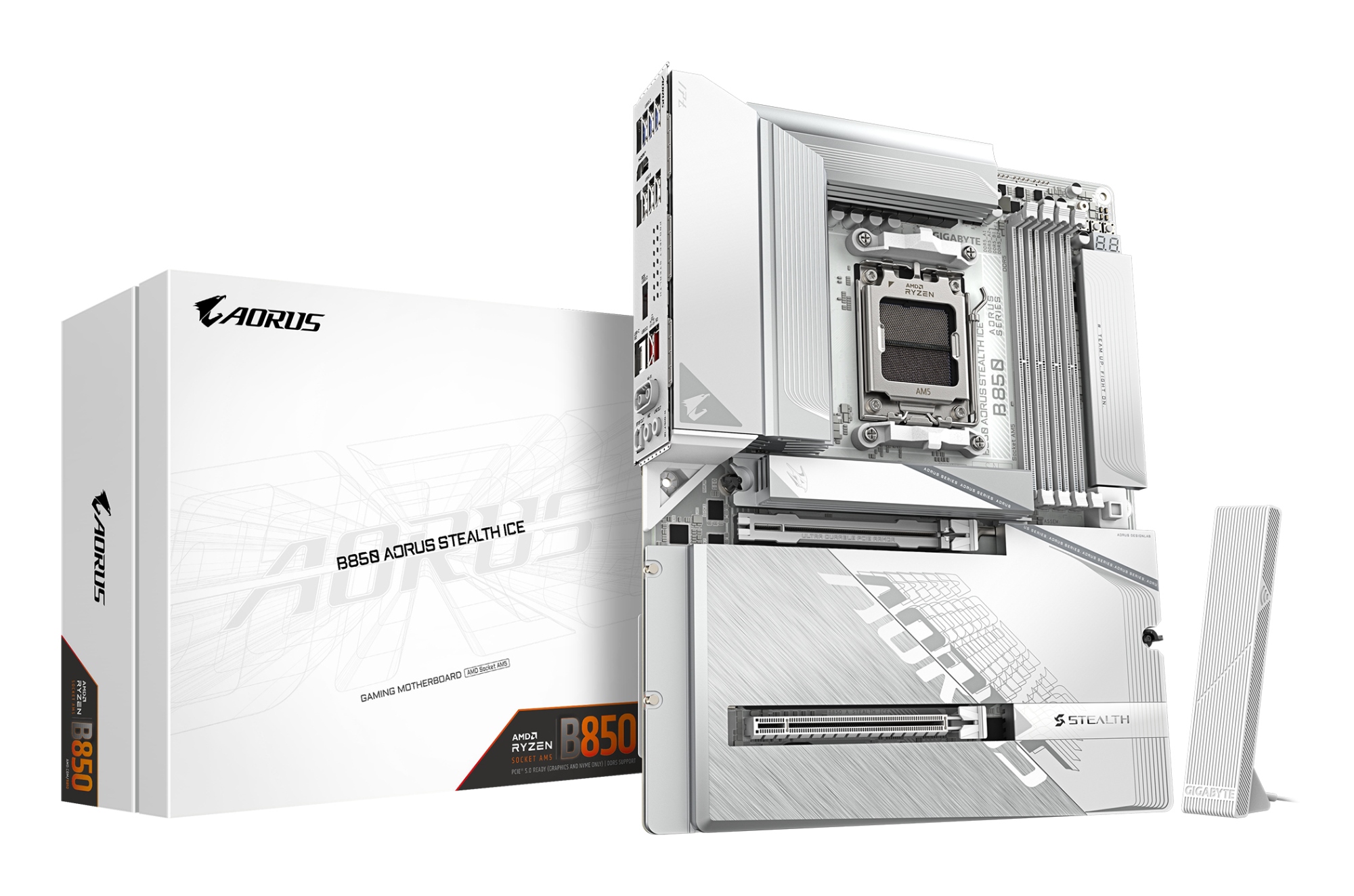 B850 AORUS STEALTH ICE Placa Base