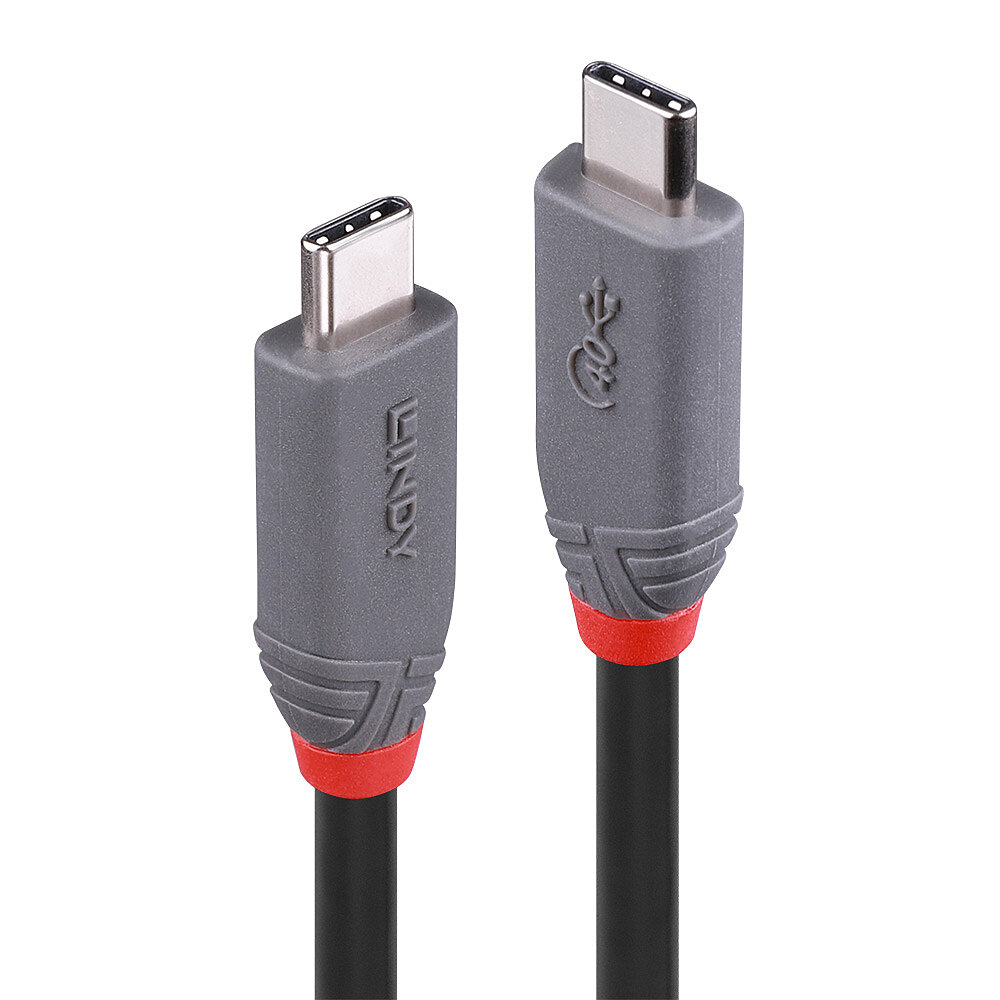 36947 cable USB 0,8 m USB4 Gen 3x2 USB C Negro
