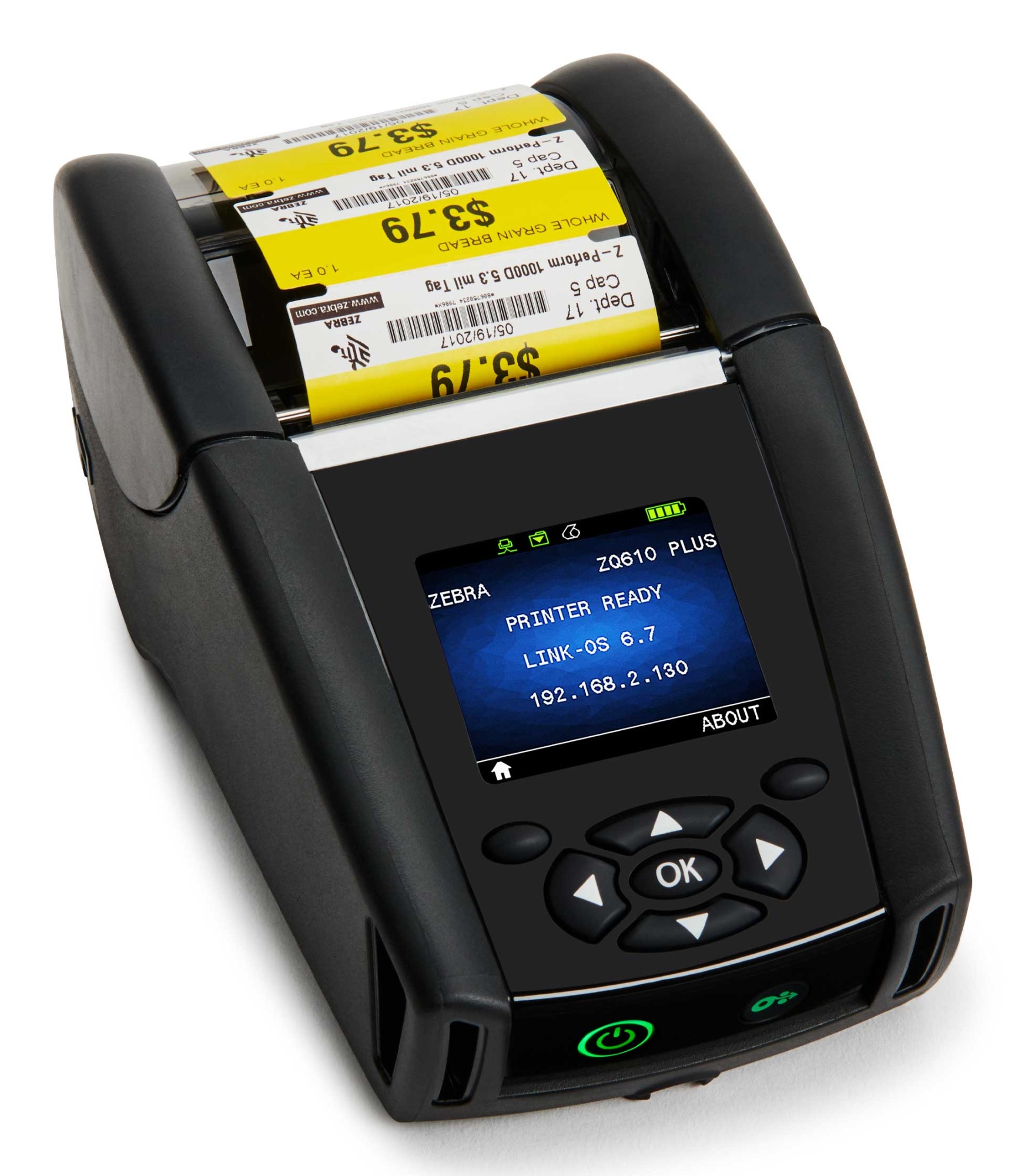 ZQ610 Plus impresora de etiquetas Térmica directa 203 x 203 DPI 115 mm/s Inalámbrico y alámbrico Wifi Bluetooth