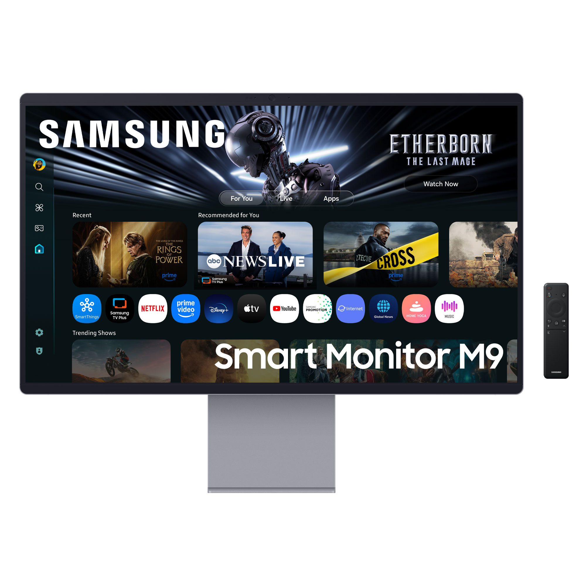 M90SF pantalla para PC 81,3 cm (32") 3840 x 2160 Pixeles 4K Ultra HD OLED Plata