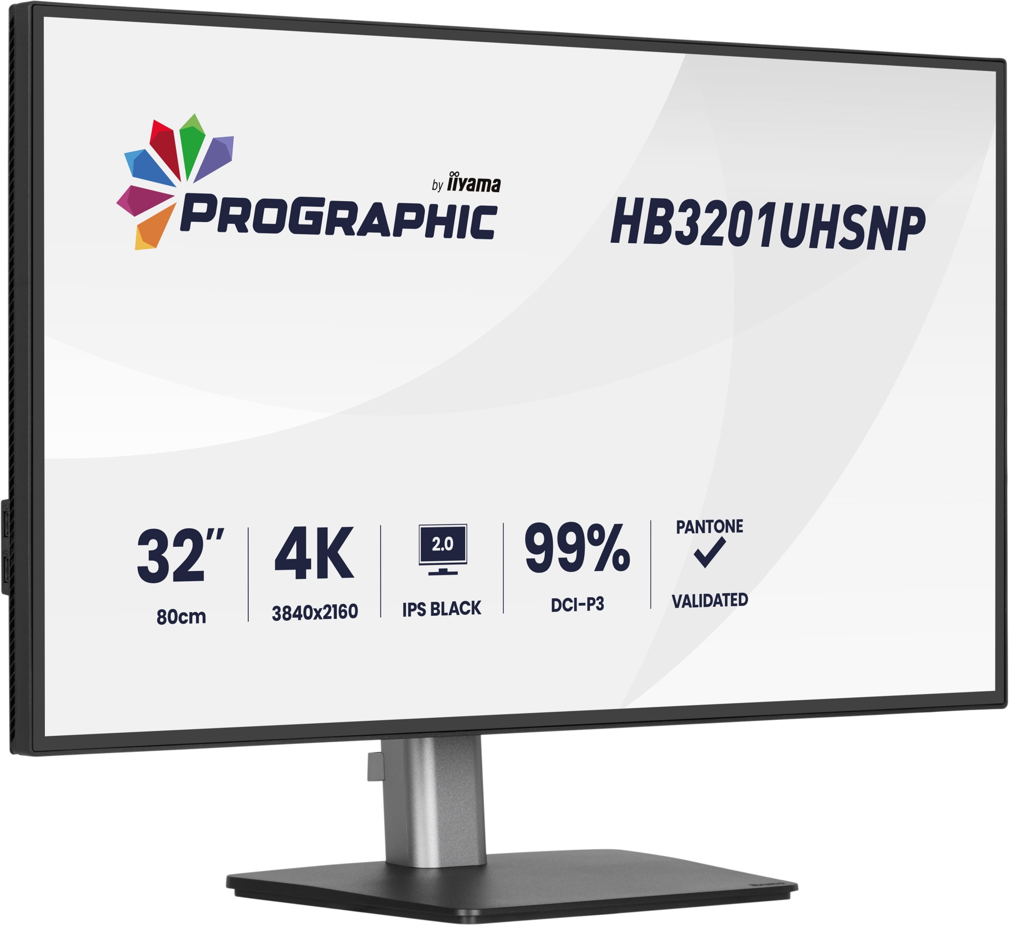 PROGRAPHIC HB3201UHSNP-B1 pantalla para PC 80 cm (31.5") 3840 x 2160 Pixeles 4K Ultra HD LCD Negro