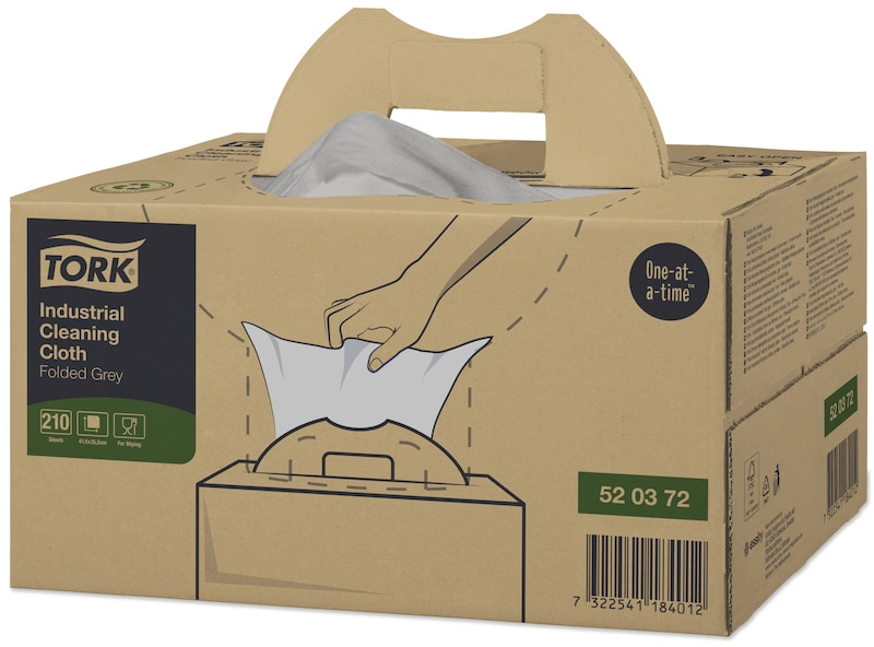 520372 trapo para limpiar Papel Gris 210 pieza(s)