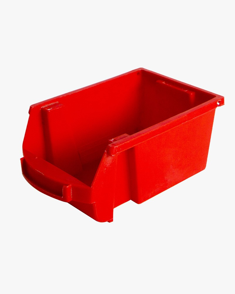 SPACY2R caja de almacenaje Cesta de almacenaje Rectangular Polipropileno (PP) Rojo