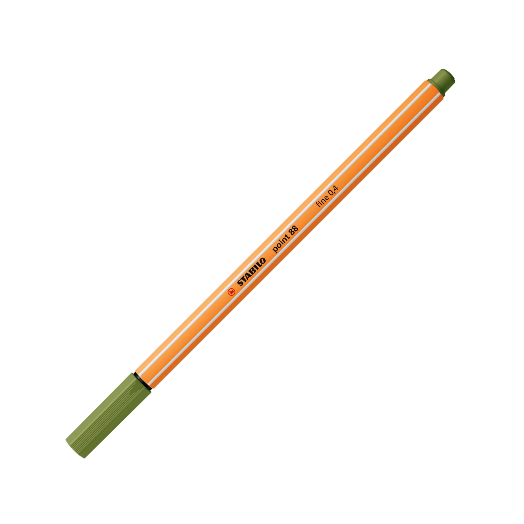 point 88 rotulador de punta fina Verde 10 pieza(s) 88/35