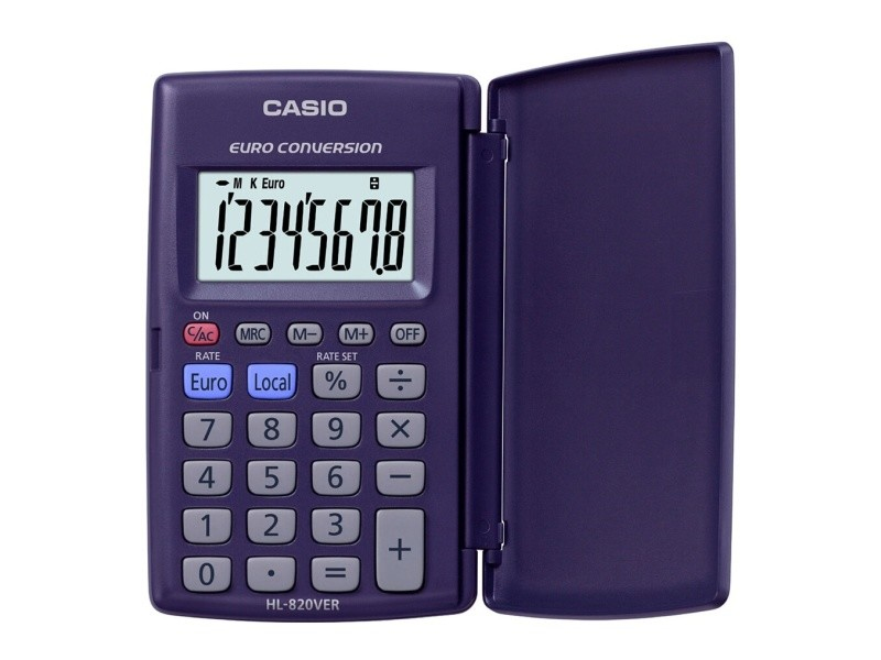HL-820VERA-WA-EP calculadora Bolsillo Calculadora básica Azul