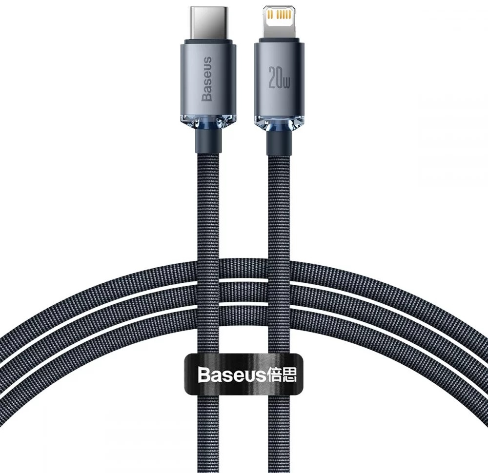 CAJY000201 cable de teléfono móvil Gris 1,2 m USB C Lightning