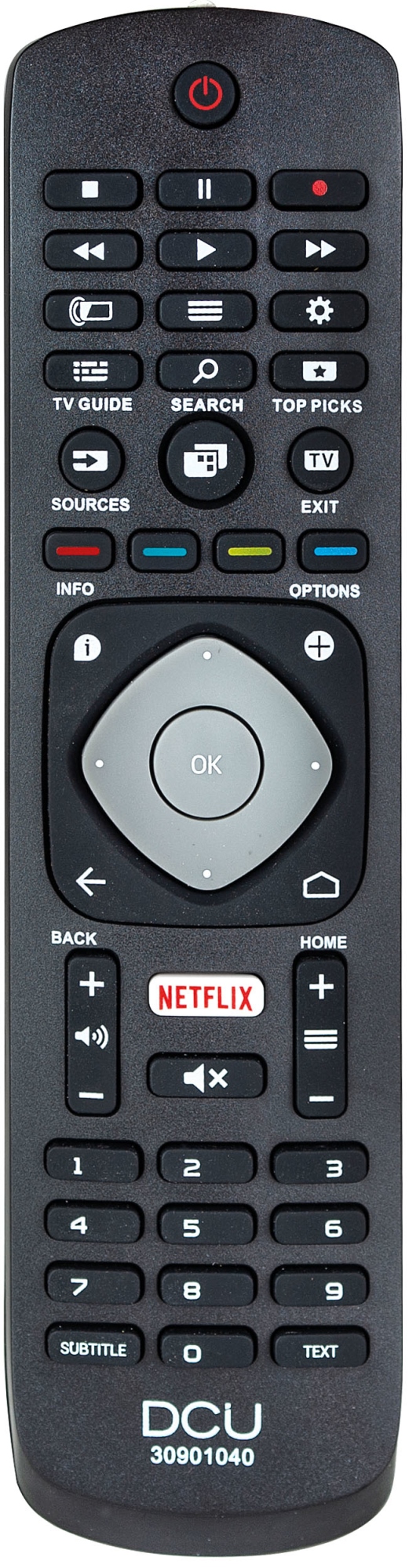 30901040 mando a distancia IR inalámbrico TV Botones