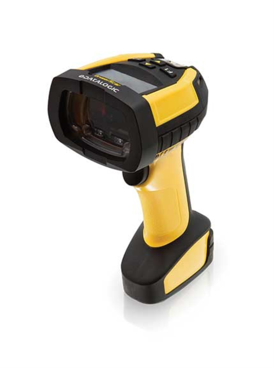 PM9600-DHP433RB lector de código de barras Lector de códigos de barras portátil 1D/2D Laser Negro, Amarillo
