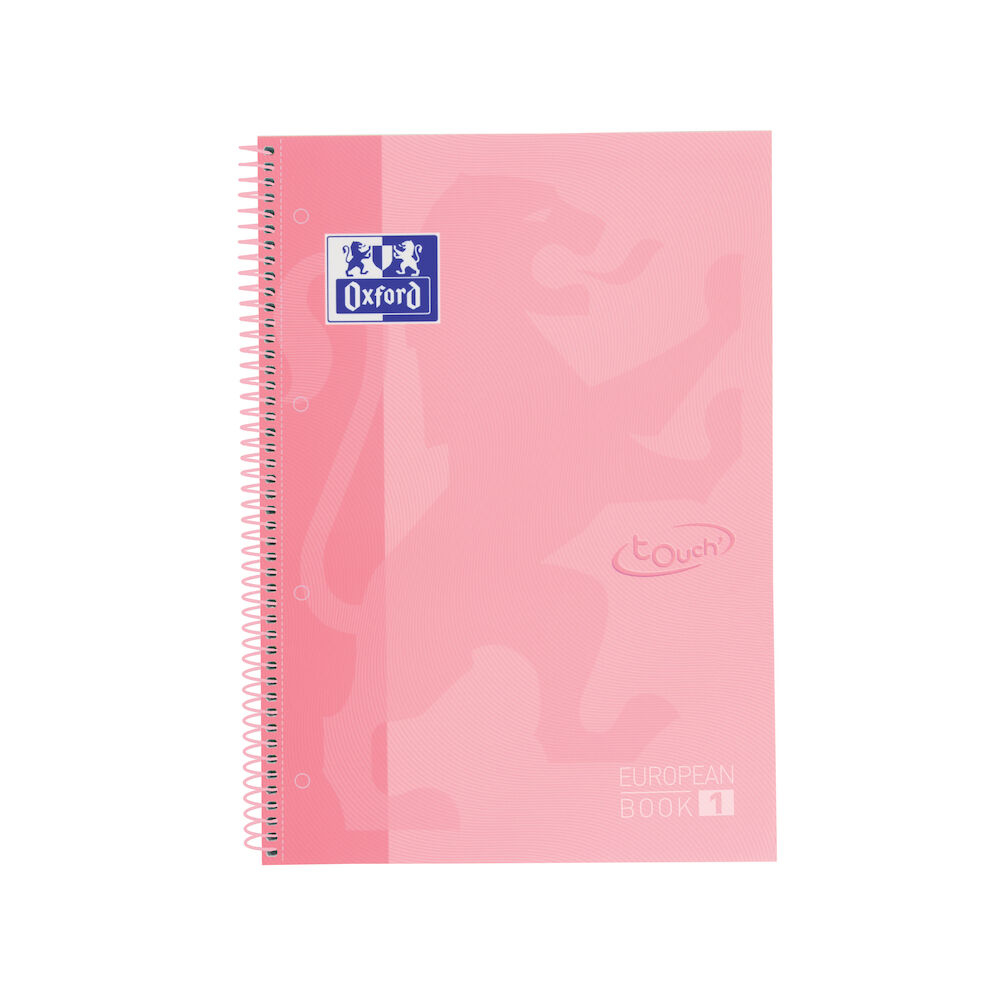 400117272 cuaderno y block A4+ 80 hojas Rosa Pack 5 Unid