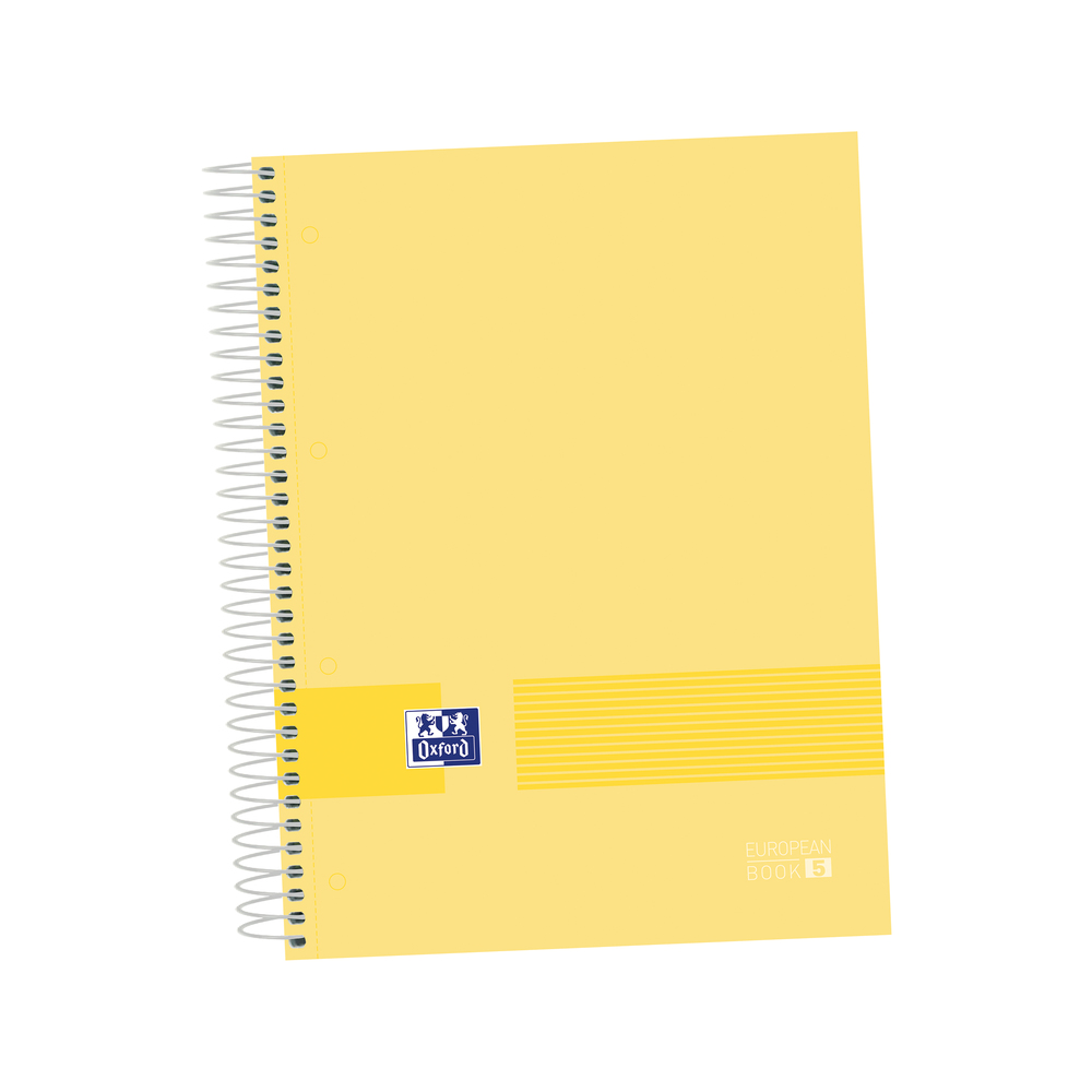 400149497 cuaderno y block A4+ 120 hojas Gris, Color menta, Rosa, Amarillo - Pack de 5 unidades - 400149497