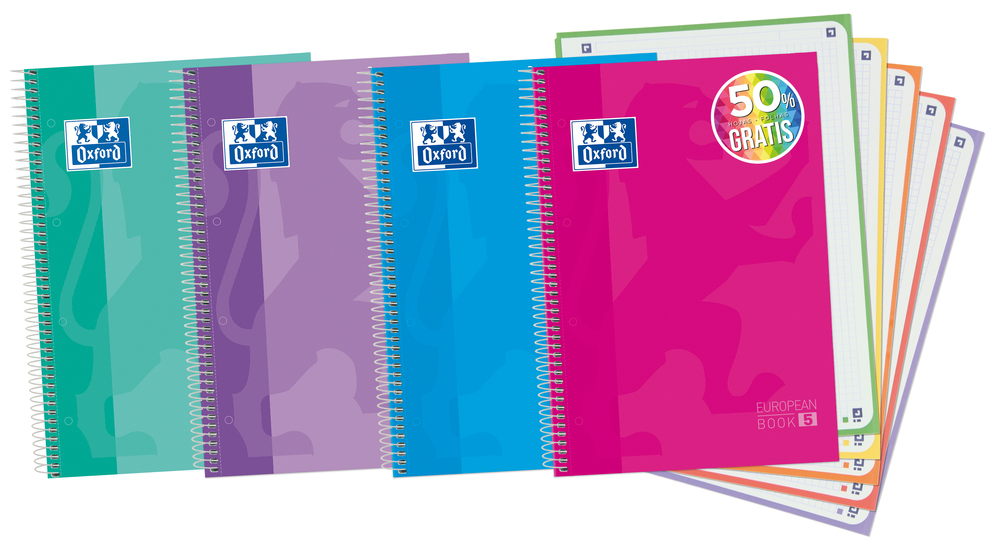 400073042 cuaderno y block A4+ 120 hojas Colores surtidos