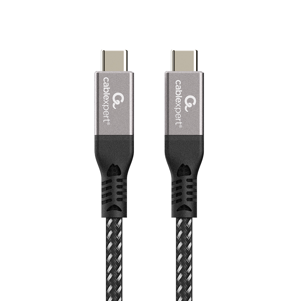 CCBP-USB4-CMCM240-1.5M cable USB USB4 Gen 3x2 1,5 m USB C Negro, Plata