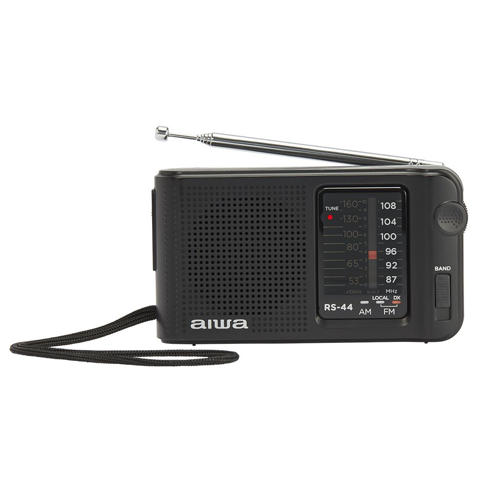RS-44 radio Portátil Analógica Negro