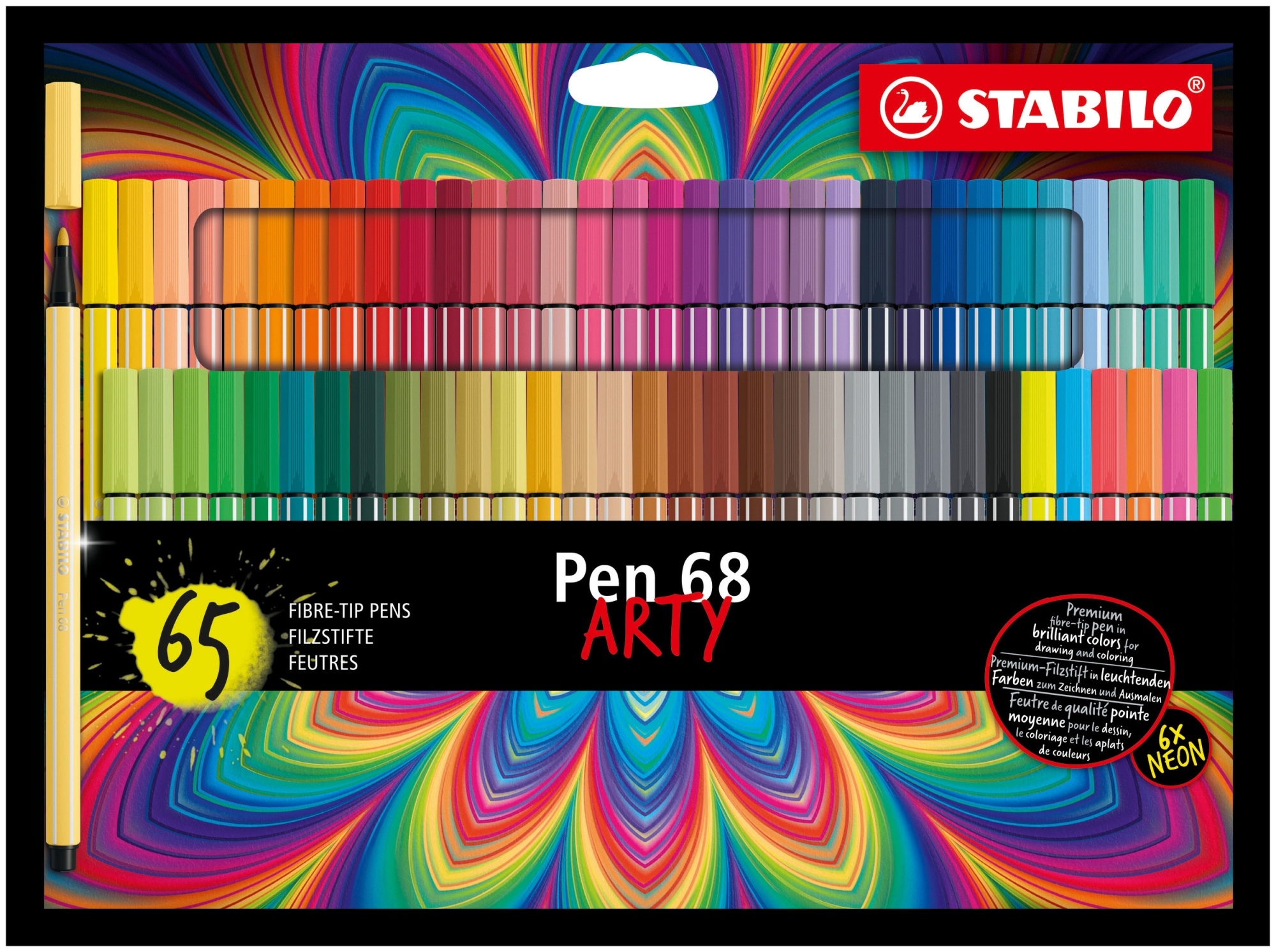 Pen 68 ARTY rotulador Multicolor 65 pieza(s)