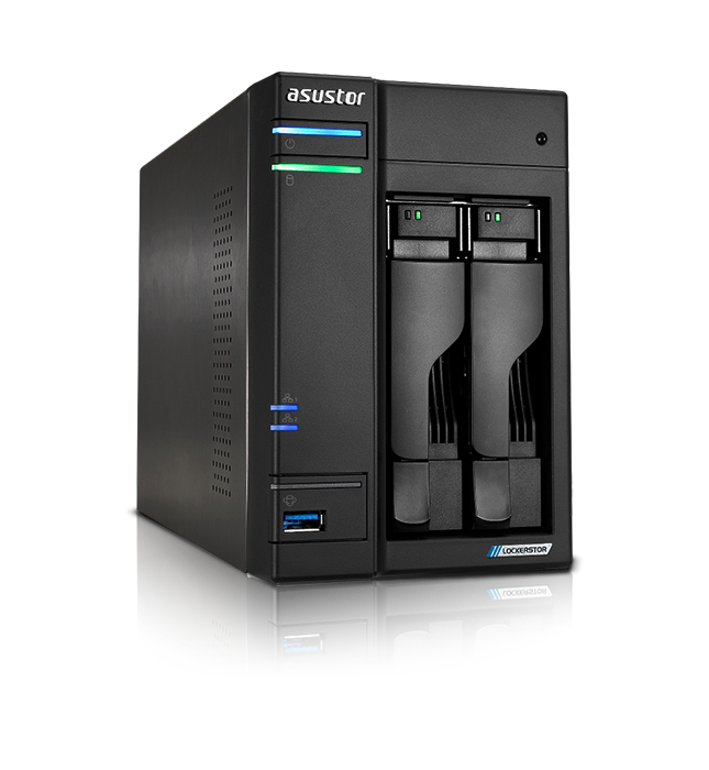 LOCKERSTOR 2 Gen2 (AS6702T) NAS Escritorio Intel® Celeron® N5105 4 GB DDR4 0 TB ADM Negro
