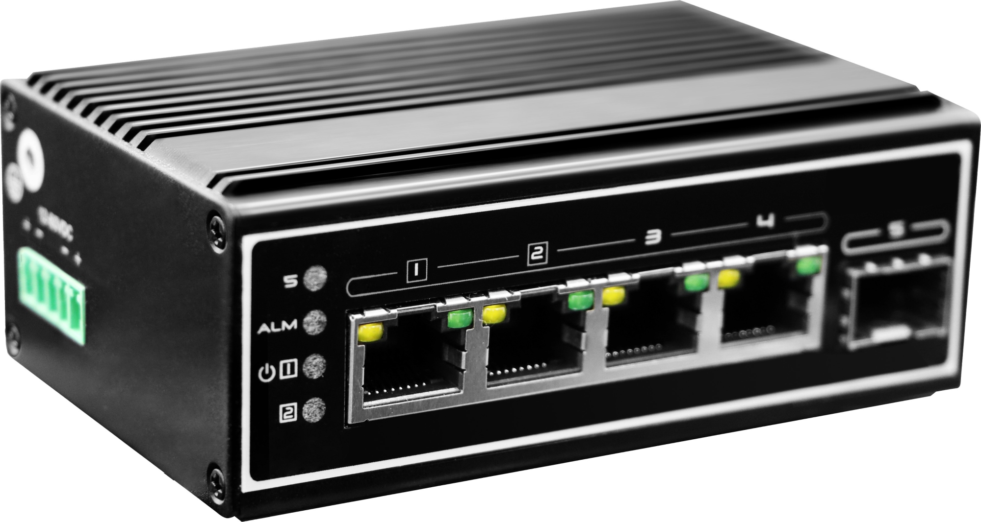 IGP-0502 switch No administrado Gigabit Ethernet (10/100/1000) Energía sobre Ethernet (PoE) Negro