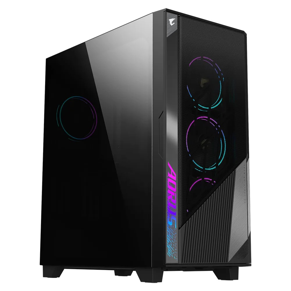 GB-AC500G ST carcasa de ordenador Midi Tower Negro